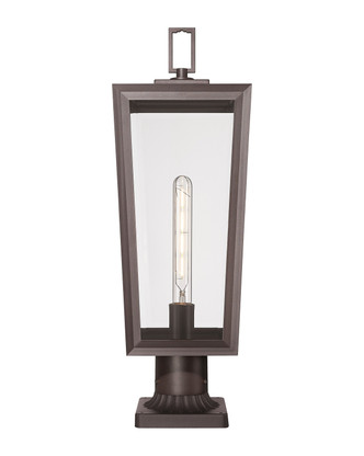 Madison One Light Outdoor Post Lantern (9952-1PLT-BZ-23-CL)