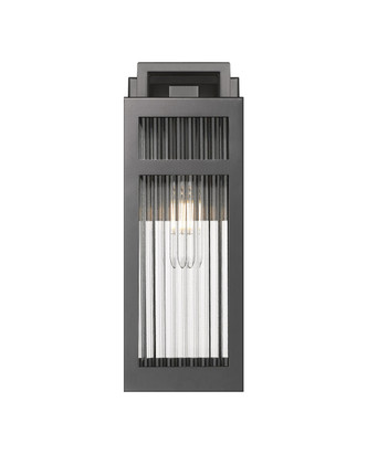 Ridgeway One Light Outdoor Wall Sconce (9953-1W-BK-13-SCL)