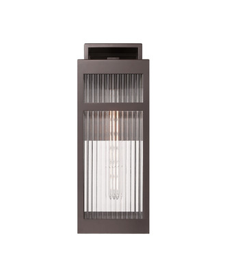 Ridgeway One Light Outdoor Wall Sconce (9953-1W-BZ-18-SCL)