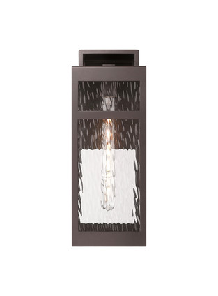 Ridgeway One Light Outdoor Wall Sconce (9953-1W-BZ-18-WG)