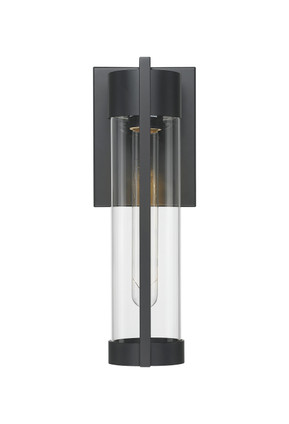Stratford One Light Outdoor Wall Sconce (9954-1W-BK-13-CL)