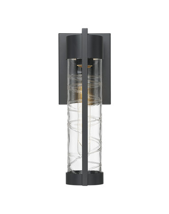 Stratford One Light Outdoor Wall Sconce (9954-1W-BK-13-DE)