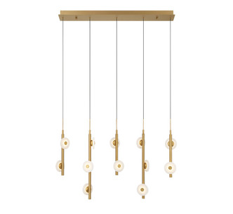 Lib & Co. - 12364-030 - LED Chandelier - Etna - Painted antique brass