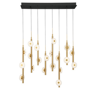Lib & Co. - 12365-02 - LED Chandelier - Etna - Black