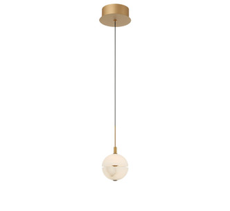 Lib & Co. - 12369-030 - LED Pendant - Corfu - Painted antique brass
