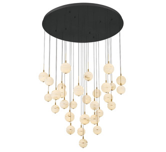Lib & Co. - 12374-02 - LED Chandelier - Corfu - Black