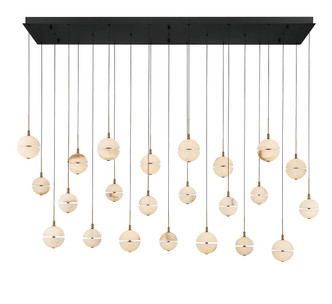 Lib & Co. - 12379-02 - LED Chandelier - Corfu - Black