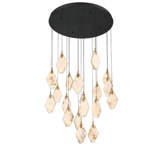 Lib & Co. - 12384-02 - LED Chandelier - Kosmos - Black