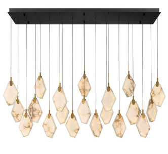 Lib & Co. - 12389-02 - LED Chandelier - Kosmos - Black
