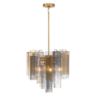 Metropolitan - N3146-MX-732 - Six Light Pendant - Torvento - Legacy Brass