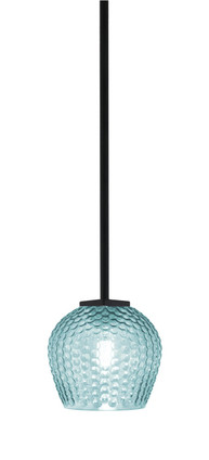 Toltec Lighting - 1201-MB-4605 - One Light Mini Pendant - Franklin - Matte Black