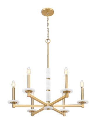 Kaden Six Light Chandelier (3045-6MGLD)
