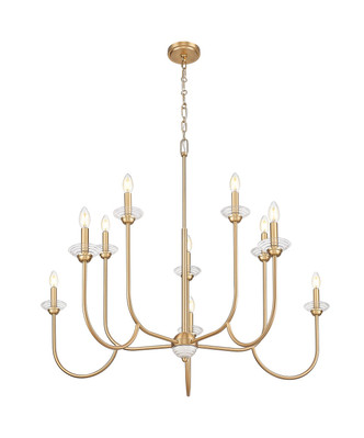 Allistair Ten Light Chandelier (352-10MGLD)