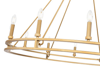 Dennison 12 Light Chandelier (4005-12SBR)