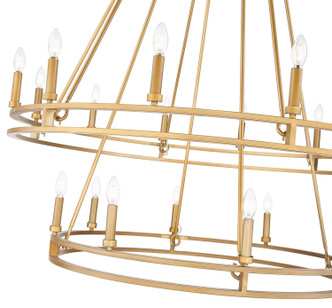 Dennison 20 Light Chandelier (4005-20SBR)