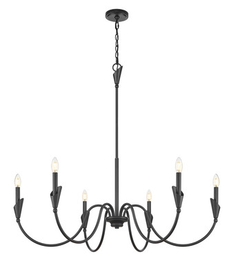 Claudelle Six Light Chandelier (4014-46MB)