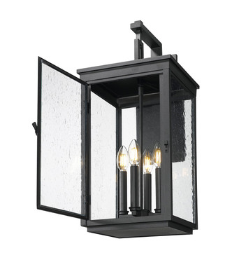 Hartwell Four Light Outdoor Wall Mount (5019B-BK)