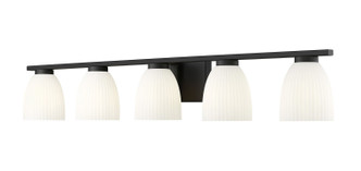 Z-Lite - 7518-5V-MB - Five Light Vanity - Naya - Matte Black