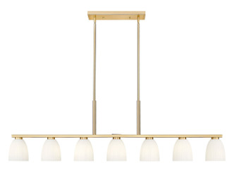 Naya Seven Light Linear Chandelier (7518-7L-MGLD)