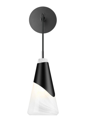 Aimie One Light Wall Sconce (828-1S-MB)