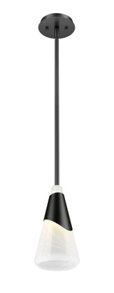 Aimie One Light Pendant (828P7-ROD-MB)