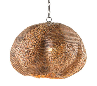 Currey and Company - 9000-0791 - One Light Pendant - Spiritus Pendant - Carafe Brown/Natural