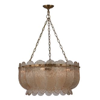 Kalco - 523455WB - Six Light Pendant - Camellia - Winter Brass