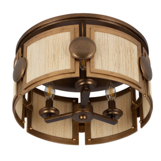 Button Three Light Semi-Flush Mount (526845PABMG)