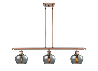 Innovations - 516-3I-AC-G93 - Three Light Island Pendant - Ballston - Antique Copper