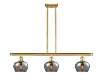 Innovations - 516-3I-SG-G93-LED - LED Island Pendant - Ballston - Satin Gold
