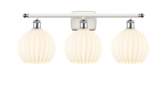 Innovations - 516-3W-WPC-G1217-8WV - LED Bath Vanity - Ballston - White Polished Chrome