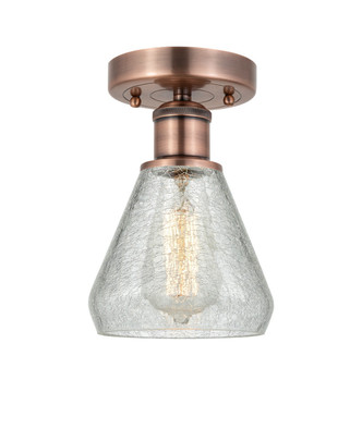 Innovations - 616-1F-AC-G275 - One Light Flush Mount - Edison - Antique Copper