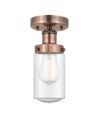 Innovations - 616-1F-AC-G314 - One Light Semi-Flush Mount - Edison - Antique Copper