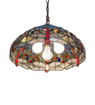 Tiffany Hanginghead Dragonfly Three Light Pendant (284548)