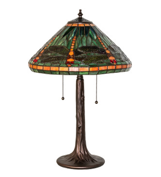 Tiffany Dragonfly Two Light Table Lamp (284914) Tiffany Dragonfly Two Light Table Lamp (284914)