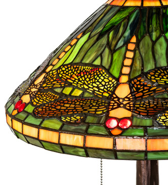 Tiffany Dragonfly Two Light Table Lamp (284914)