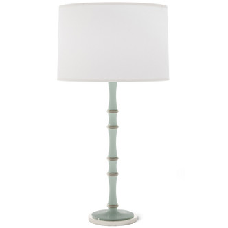 Robert Abbey - CL72 - One Light Table Lamp - Kane - Celadon w/Polished Nickel