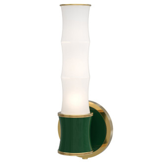 Robert Abbey - JU68 - One Light Wall Sconce - Kane - Jungle w/Modern Brass