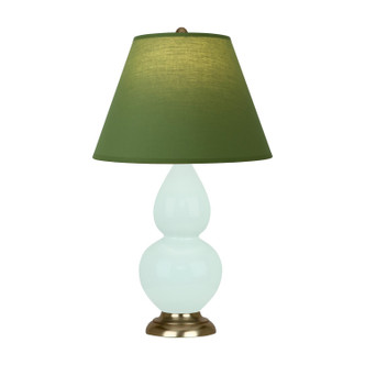 Robert Abbey - MN10G - One Light Accent Lamp - Small Double Gourd - Mint Glazed Ceramic w/Antique Natural Brass
