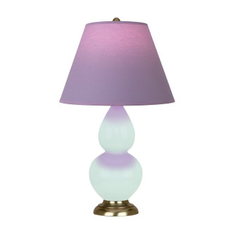 Robert Abbey - MN10L - One Light Accent Lamp - Small Double Gourd - Mint Glazed Ceramic w/Antique Natural Brass