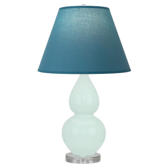 Robert Abbey - MN13B - One Light Accent Lamp - Small Double Gourd - Mint Glazed Ceramic w/Lucite