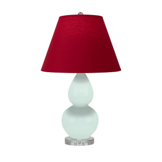 Robert Abbey - MN13R - One Light Accent Lamp - Small Double Gourd - Mint Glazed Ceramic w/Lucite