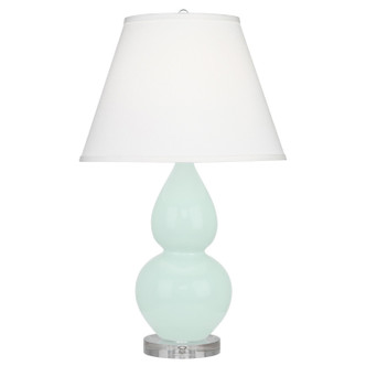 Robert Abbey - MN13X - One Light Accent Lamp - Small Double Gourd - Mint Glazed Ceramic w/Lucite