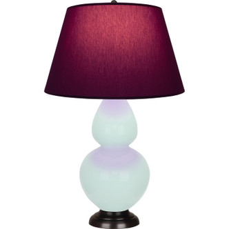 Robert Abbey - MN21P - One Light Table Lamp - Double Gourd - Mint Glazed Ceramic w/Deep Patina Bronze