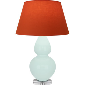 Robert Abbey - MN23T - One Light Table Lamp - Double Gourd - Mint Glazed Ceramic w/Lucite