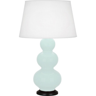 Robert Abbey - MN41X - One Light Table Lamp - Triple Gourd - Mint Glazed Ceramic w/Deep Patina Bronze