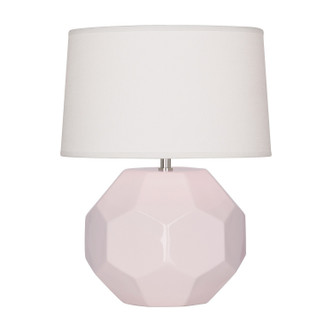 Robert Abbey - RW02 - One Light Accent Lamp - Small Franklin - Rose Water Glazed Ceramic