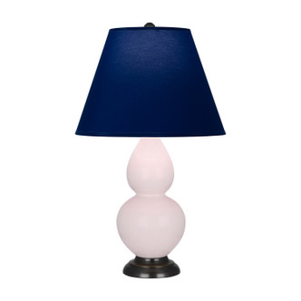 Robert Abbey - RW11N - One Light Accent Lamp - Small Double Gourd - Rose Water Glazed Ceramic w/Deep Patina Bronze