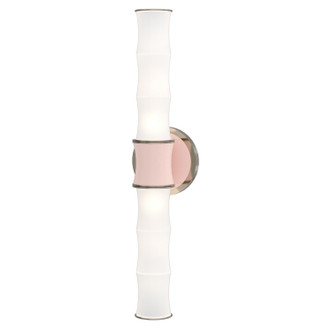 Robert Abbey - RW84 - Two Light Wall Sconce - Kane - Rose Water w/Polished Nickel