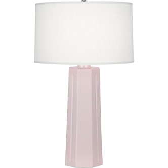 Robert Abbey - RW960 - One Light Table Lamp - Mason - Rose Water Glazed Ceramic